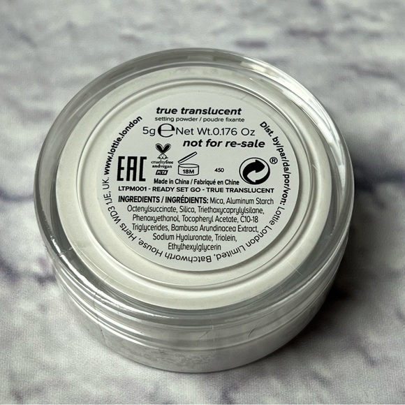 4/$16‼️ Lottie London Translucent Setting Power, Setting Powder - Picture 2 of 2